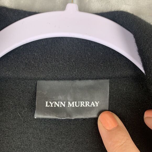 Lynn‎ Murray Wool Jacket Women's 3XL Abstract Art Topper Button Up Coat (0593) - Picture 2 of 10